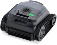 Pondee X5 Pool Vacuum Robot Wall and Waterline Cleaning, Intelligent Route Planning, Ideal for Inground Pools Up to 3,229 Sq. Ft, Cordless Pool Cleaner Robot Brushless Motor, 180 mins runtime, Gray