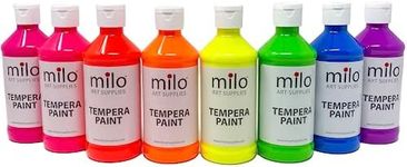 milo Fluorescent Tempera Paint Set 