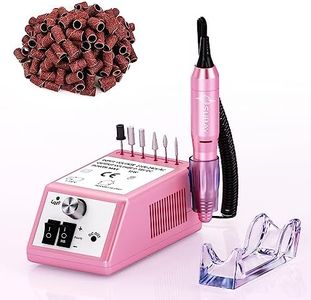 Nail Drill Professional Nail Drill Machine, 20000RPM Electric Nail File for Acrylic Gel Nails With Adjustable Speed and Reverse Rotation, Versatile Nail Drill Kit for Salon Home Use (AU-Plug)