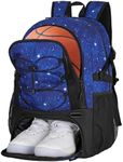 Goloni Basketball Backpack,Large Sports Bag with Ball Compartment & Shoe Compartment,Basketball Bag Fit Volleyball, soccer,Gym