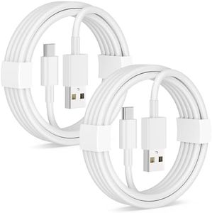 Carplay Cable Car Charger Cord for iPhone 16/15 Pro/Max/Plus, for Apples iPad, Pixel 9/8/7, Galaxy S24/S23/S22, Android Phones, USB A to USB C Cable 3FT Charging & Sync Car Accessories 2Pack