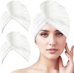 2 Pack Microfiber Hair Towel Wrap,S