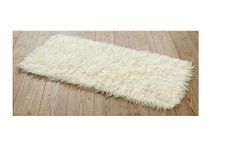 Rugs & Stuff Shaggy Flokati Greek Rugs Ivory colour - 70 x 120cm - 1500gsm