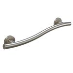 Keeney GB2022-16BN Wave Grab Bar 1.25 Dia x 16 in., Brushed Nickel
