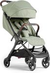 Silver Cross Stroller - Clic Compact Pushchair, Travel-Friendly, Cabin Size, Foldable & Lightweight Stroller | 5 Point Safety Harness, Multi Recline Seat, Anti Crease Fabric | Newborn to 4yrs, Sage