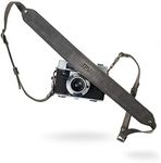 PEGAI Personalized 100% Leather DSLR Camera Strap, Compatible with Canon Camera & Nikon | Handmade Camera Harness, Gifts for Photographers, Heavy Duty Leather Camera Sling | Steve (Rock)