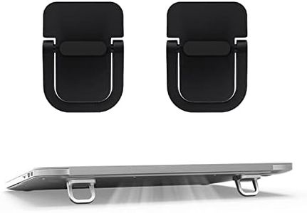 2pcs Keyboard Stands, Mini Laptop Stand for Desk, Portable Laptop Stand Compatible with MacBook Air Pro, Dell XPS, Lenovo, HP More. (Black)