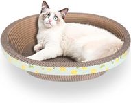 Oval Cardboard Cat Scratcher Bed Sc