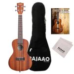 Kala KA-C Satin Mahogany Concert Ukulele with Gig-Bag, Polishing Cloth & E-Book - Brown