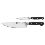 HENCKELS Set of Knives, 2 pcs.., Silver/Black (38430-004-0)