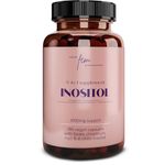 Inositol Myo & D-Chiro PCOS 4100MG Vegan Capsules, Hormonal Balance, Fertility Supplement, Preconception, Pregnancy & Ovarian Support, 9-in-1 Inositol, Folate 5-MTHF, Chromium, Zinc, VIT B6, B12 & D3