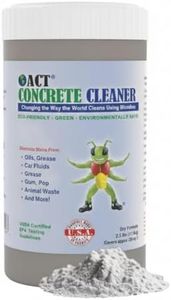 ACT Concrete Cleaner – Eco-Friendly Dry Powder Oil Stain Remover for Driveways, Sidewalks, Garages & Commercial Use | HOA Approved | Bioremediation Formula | Safe around Pets | 2.5lb