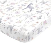 NoJo Super Soft Floral Deer Nursery