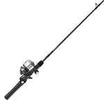 Zebco Delta Spincast Reel and Fishing Rod Combo, 5-Foot 6-Inch 2-Piece Fishing Pole, Size 20 Reel, Changeable Right- or Left-Hand Retrieve, Pre-Spooled with 6-Pound Zebco Fishing Line, Cool Gray