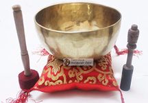 9" Singing Bowl - Tibetan Plain Singing Bowl - Meditation Bowl-Handmade Bowl Set by Nepalese Handicraft Zone