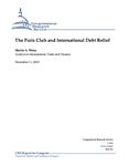 The Paris Club and International Debt Relief