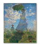 Tamatina Claud Monet Art Canvas Paintings | Woman with a Parasol | Impressionism art | Famous Art Paintings for Home décor|Size - 36X30 Inches.t22