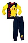 Pokémon Boys Pyjamas featuring Pikachu, Age 9-10 Years, Navy