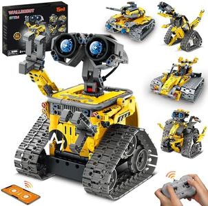 VEPOWER STEM Robot Building Kit for Kids Ages 8-12, Remote & APP Controlled Creator 5in1 Robot/Explorer Robot/Mech Dinosaur Toys Set,Creative Gift for Boys Girls Kids Aged 6+(435 PCS)