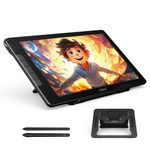 VEIKK Studio 16 Drawing Tablet • Drawing Tablet With Screen • 15.6" Screen • 99% sRGB Color Gamut • 16K Pressure Levels • Pen Display • Adjustable Stand Supports Windows, MacOS, Linux