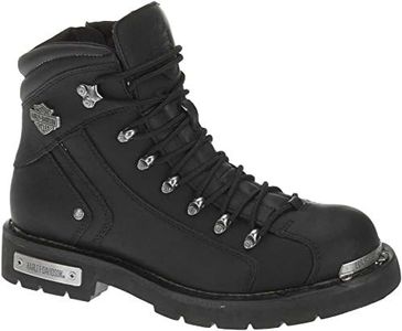 Harley-Davidson Men's Electron Leather Motorcycle Casual Boot, Black, 10.5