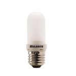 Bulbrite Q100FR/EDT 100-Watt Dimmable Halogen, JDD Type Tubular T8, Medium Base, Frost [2 Pack]