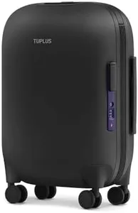 TUPLUS Suitcase ABS Hard Shell Luggage Hold Check in Travel Case with 4 Spinner Wheels,TIME CAPSULE COLLECTION