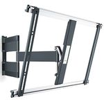Vogel's THIN 545 full-motion TV wall bracket for 40-65 inch (102-165 cm) TVs, swivels up to 180º, tiltable, max. 55 lbs (25 kg), max. VESA 600x400, ultra slim TV wall mount, TÜV certified, Black