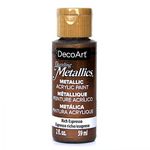 DecoArt Dazzling Metallics 2-Ounce Rich Espresso Acrylic Paint