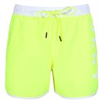 DKNY Mens Swim Trunks/Shorts in Yellow, Polyester Quick Dry Adult Shorts Swimwear with Draw String and Elasticated Waistband