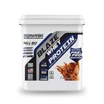 swasthum Mettle Blaze Whey Protein | 24G Protein | 10.66G Bcaa | 8.09G Glutamine | 100% Natural Whey, Lean Muscle Growth, Muscle Recovery| Whey Protein (Cold Coffee, 4Kg)