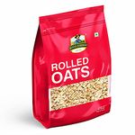 JEWEL FARMER Rolled Oats for Breakfast Fiber & Protein Rich Healthy Cereal Weight Loss Diet Food (500g)