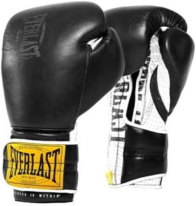Everlast Unisex- Guantes de Boxeo para Adultos 1910 Sparring Guante de Entrenamiento, Negro, 16oz