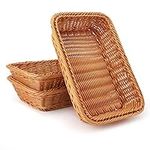 EUSOAR Wicker Bread Basket, 11.8"x 