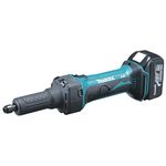 Makita DGD800RMJ 18V Li-Ion LXT Die Grinder Complete with 2 x 4.0 Ah Li-Ion Batteries and Charger Supplied in A Makpac Case