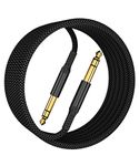 Itramax 1/4 Inch TRS Interconnect Cable 6M,Straight 6.35mm Male Jack Stereo Audio Instrument Cord,6.35 Quarter Balanced for Electric Guitar,Bass,Keyboard,Mixer,Amplifier,Amp,Speaker,20ft