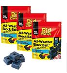 THE BIG CHEESE 90 ALL WEATHER BLOCKS POISON BLOCK BAIT RAT MOUSE MICE RODENT