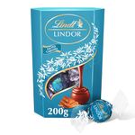 Lindt Lindor Salted Caramel Milk Chocolate Truffles Box - Approx 16 balls, 200g - Chocolate Truffles with a Smooth Melting Filling - Gift Present - Birthday, Celebrations, Congratulations, Thank you