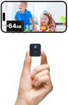 Spy Camera, 4K HD Mini Camera with SD Card, Hidden Camera with Cloud & SD Storage, 100-Day Standby Time Small Camera, Cameras for Home Security AI Motion Detection, Night Vision Indoor Security Cam