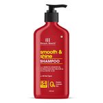 Botanic Hearth Smooth & Shine Shampoo with Rosehip Oil & Silk Protein |Hydrating & Strengthening Formula | Tames Flyaways & Boosts Radiance | Sulfate & Paraben Free, 473ml