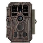 GardePro E5 Trail Camera, 48MP 1296p, Game Camera with Ultra Fast 0.1s Motion Activated, 100ft Night Vision, 90ft Detection Distance for Outdoor Wildlife Scouting, Hunting, Camo