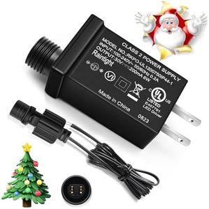 30V LED Transformer LED Class 2 Power Supply, 6W 1 Pack, IP44 Waterproof Low Voltage Transformer US Plug for Christmas Light, String Light Indoor Outdoor Use, Lawn Lamp