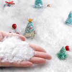 Shupakul 20oz/570g Christmas Fake Snow Decoration- White Twinkles Artificial Flake Fake Snow Powder Filler- Sparkling Artificial Snow for Christmas Village Decoration DIY Crafts