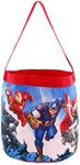 Marvel Avengers Collapsible Nylon Gift Basket Bucket Tote Bag (One Size, Blue)