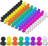 80PCS Strong Fridge Magnets, Colorful Push Pin Magnets White Board Magnets Refrigerator Magnet, Small Strong Magnets for Whiteboard, Kitchen, Office, School, Fridge, Map (8 Colors)