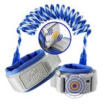 Lehoo Castle Wrist Reins for Toddlers, 1.5M Child Wrist Strap Safety with Induction Lock, Anti Lost Wrist Link Toddler, Toddler Reins for Walking(Dark Blue)