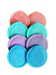 Microfiber Facial Scrubbers Reusable Makeup Remover Pads - Washable Reusable Cotton Pads - Cloth Cotton Rounds Acne Control Reusable Face Scrubber Pad For Cleansing & Face Exfoliator Pad (3 Per Pack)