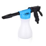 GALAXYER Snow Foam Gun Sprayer, 900ml Adjustable Car Cleaning Foam Lance, Garden Watering Tool Fit Universal Garden Hose, Foam Sprayer for Car House Washing Garden Watering