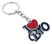 GCT I Love BRO | Bhai | Brother Gift (KC-1) Black Metal Keychain for Car Bike Men Women Boys Keyring