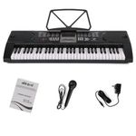 Akkord AKD 61KB 61-Key Octave Electronic Keyboard with adapter- LED Display | Mic |Music Sheet Stand | 255 Rhythms | 255 Timbres | 24 Demos